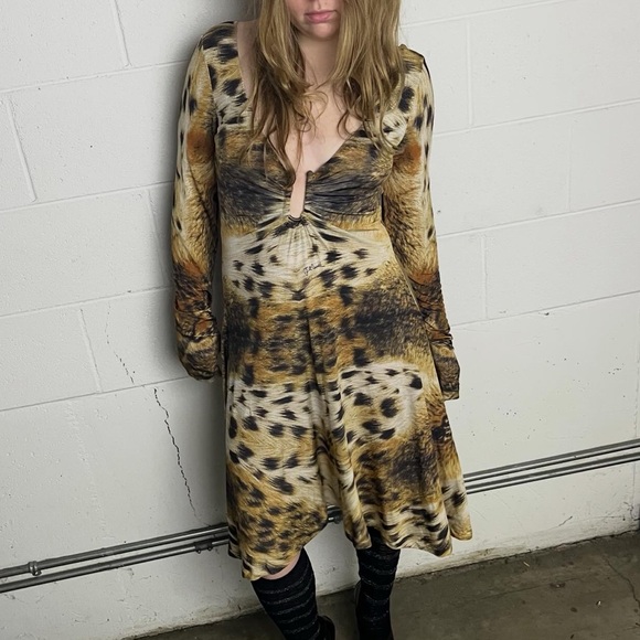 Just Cavalli Dresses & Skirts - Just Cavalli leopard print dress